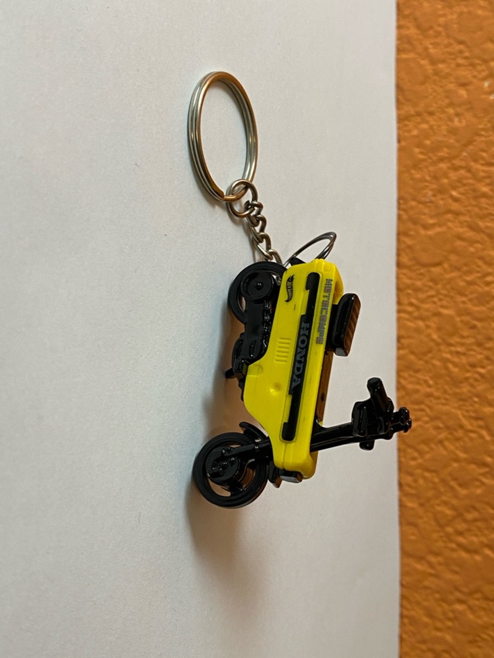 Honda Yellow Kids Motorcycle Keychain